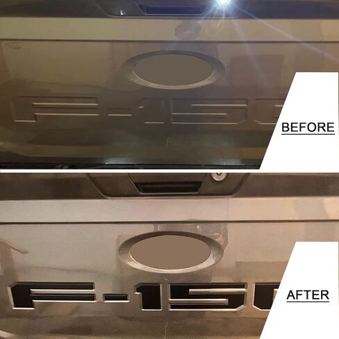 Tailgate Insert Letters Compatible with f150 2021 2022 2023 3D ABSPlastic Emblems Decals with Strong Adhesive Matte Black in Saudi Arabia
