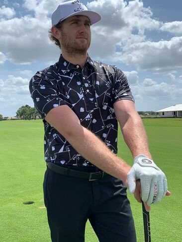 SHANKITGOLF You Suck Funny Golf Glove - Pro Made Cabretta Leather Compression-Fit Glove for Men and Women, Breathable, Lasting Stable Grip, Super Soft, Golf Gift in Kuwait