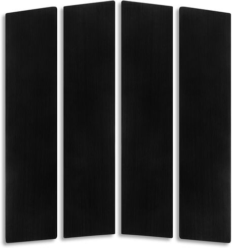 AQUBONA 4 قطع وسادة الجر الأمامية غير قابلة للانزلاق وسادة سطح السفينة قبضة حصيرة EVA لوح التزلج سطح الجر منصات لألواح ركوب الأمواج Funboard Fish Board Skateboard Skimboard in Kuwait