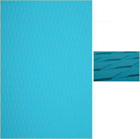 Abahub Non-Slip Traction Pad 1/2 Pieces Deck Grip Mat 30in x 20in Trimmable EVA Sheet 3M Adhesive for Boat Kayak Skimboard Surfboard SUP Black/Gray/White/Green/Navy Blue/Orange in Saudi Arabia