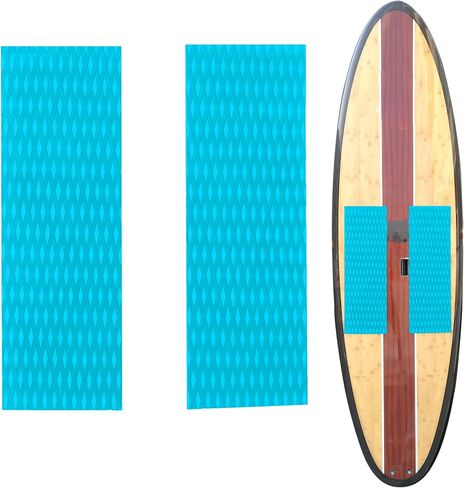Abahub Non-Slip Traction Pad 1/2 Pieces Deck Grip Mat 30in x 20in Trimmable EVA Sheet 3M Adhesive for Boat Kayak Skimboard Surfboard SUP Black/Gray/White/Green/Navy Blue/Orange in Saudi Arabia