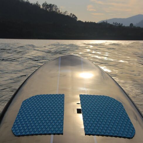 Abahub Non-Slip Traction Pad 1/2 Pieces Deck Grip Mat 30in x 20in Trimmable EVA Sheet 3M Adhesive for Boat Kayak Skimboard Surfboard SUP Black/Gray/White/Green/Navy Blue/Orange in Saudi Arabia