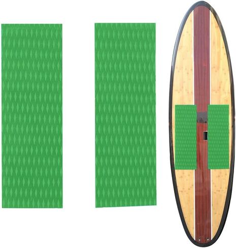 Abahub Non-Slip Traction Pad 1/2 Pieces Deck Grip Mat 30in x 20in Trimmable EVA Sheet 3M Adhesive for Boat Kayak Skimboard Surfboard SUP Black/Gray/White/Green/Navy Blue/Orange in Kuwait