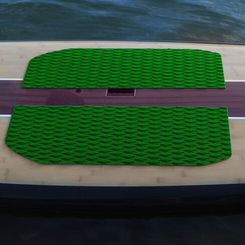 Abahub Non-Slip Traction Pad 1/2 Pieces Deck Grip Mat 30in x 20in Trimmable EVA Sheet 3M Adhesive for Boat Kayak Skimboard Surfboard SUP Black/Gray/White/Green/Navy Blue/Orange in Kuwait