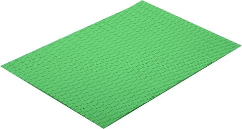 Abahub Non-Slip Traction Pad 1/2 Pieces Deck Grip Mat 30in x 20in Trimmable EVA Sheet 3M Adhesive for Boat Kayak Skimboard Surfboard SUP Black/Gray/White/Green/Navy Blue/Orange in Kuwait