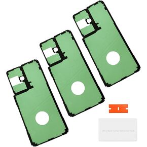 [3pcs Tape Pack] pre-Cut s21 Ultra Back Cover Battery Adhsive,Galaxy s21 Ultra Rear Cover Adhesive Parts,Back Battery Door Cover Adhesive Tape for Samsung Galaxy s21 Ultra 5G G998 6.8 Inches
