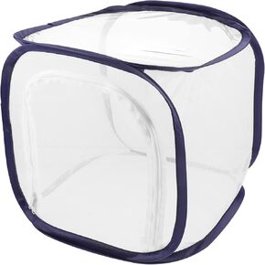 ULTECHNOVO Insect Butterfly Habitat Cage Terrarium Pop-up Insect Cage with Zipper Protection Butterfly Mesh Net Cage 12 Inches