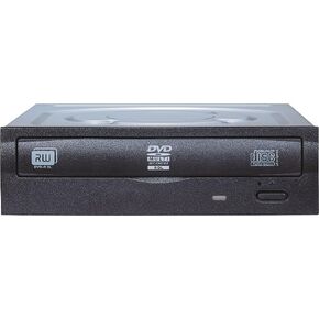 محركات الأقراص الضوئية الداخلية Lite-On 24x SATA DVD/RW IHAS324-17 باللون الأسود in Kuwait