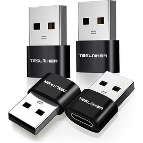 𝐔𝐩𝐠𝐫𝐚𝐝𝐞𝐝 USB C to USB Adapter 4 Pack, Type C Male to USB 3.0 Female Adapter Compatible with MacBook Pro 2019 2018 MacBook Air 2022 2020 2019 2018