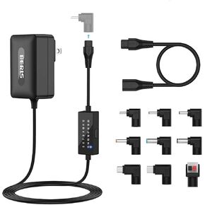 24W AC Adapter Multi Volt Replacement Switching Power Supply DC Plug Cord 12V 5V 6V 7V 8V 9V 10V 11V 13V 14V 15V 16V 17V 18V 19V 20V, Universal Adapters for Routers Speakers CCTV and LED Strip