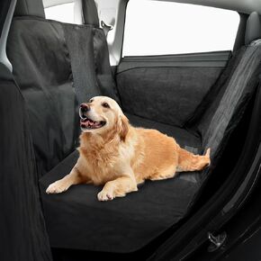 Dog Seat Covers for Tesla Model Y/3/S - Breathable Quilted Fleece Pet Liner Waterproof and Scratchproof Back Seat Protector Model Y Accessories with Hammock Design