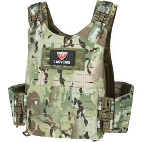 Tactical Vest for Men, Quick Release Lightweight Vests, Adjustable Breathable Weighted Vest