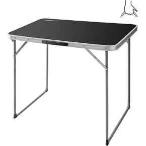 FUNDANGO Folding Camping Table, Small Card Portable Table 2ft Foldable Lightweight Beach Table with Carry Handle for Camping Hiking Backpacking Outdoor Picnic