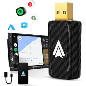 Android Auto Wireless Adapter for Car Small Android auto Dongle for Converts Wired Android Auto to Wireless Android Auto for Car Model 2017+ Play Plug Easy Setup in Kuwait