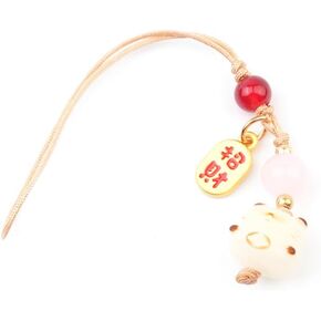 Cat Cell Phone Charm in Charcoal Grill Color