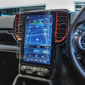 TUNEZ Tempered Glass Screen Protector Guard For Next Gen Ranger T6.2 P703 RA Year 2022 2023 2024 2025 Infotainment Radio System Head Unit Stereo Player (10-inch Infotainment Radio)