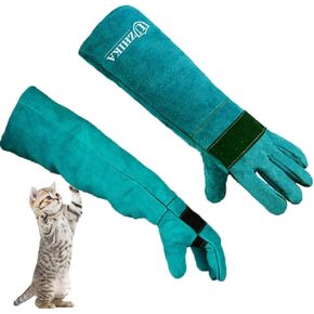 Animal Handling Glove Anti Scratch Protective Gloves Bite Resistant Gloves for Dogs Cat Bird Snake Lizard Wild Animals