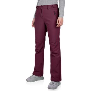 33,000ft Women's Softshell Snow Pants Waterproof Warm Ski pants Insulated Snowboard Winter Pants White