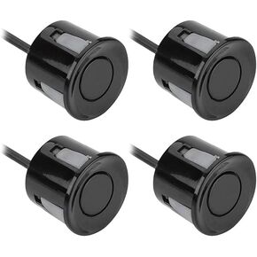 4pcs Advanced Car Parking Assist Sensors,Probe Backup Assist Parts with Probe for Enhanced Reversing Aid Object Detection (White)