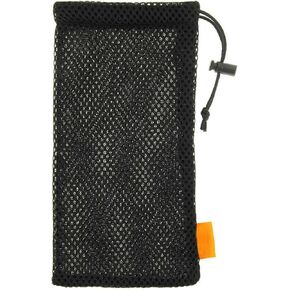 Xiaokeis Nylon Mesh Drawstring Pouch Bag for Mobile Phone and Electronic Gadgets, Storage Bag, Drawstring Carrying Case Cover Holder Protective Nylon Phone Pouch(Black,SIZE:5.5 Inch)