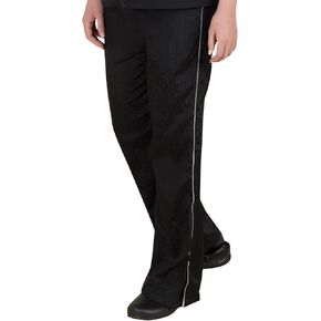 Top Performance Contrast-Trim Grooming Pants — Fashionable and Versatile Pants for Professional Groomers - Large, Black/White