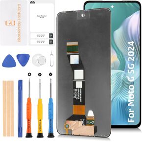 for Motorola Moto G 5G 2024 XT2417-1 XT2417 6.6" LCD Screen Replacement LCD Display Touch Digitizer Screen Assembly with Repair Tools