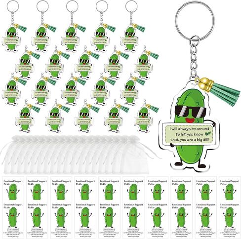 Emotional Support Keychain Gift - Positive Vegetable Keychain Employee Appreciation Gifts for Coworkers Teacher in Saudi Arabia