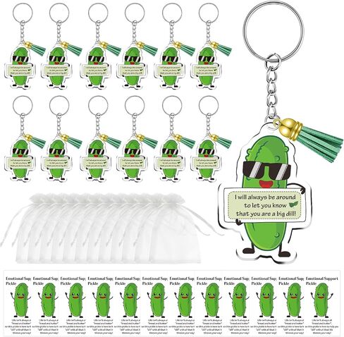 Emotional Support Keychain Gift - Positive Vegetable Keychain Employee Appreciation Gifts for Coworkers Teacher in Saudi Arabia