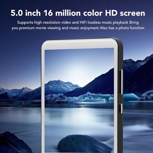 مشغل MP4، مشغل MP4 HiFi كامل 5 بوصات مع مكبر صوت، وقت تشغيل محمول 30 ساعة مشغل Mp3 Mp4 للأطفال والمراهقين والبالغين ورياضات السفر in Saudi Arabia