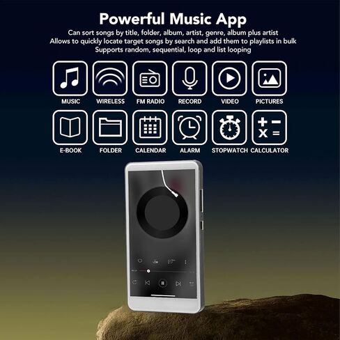 مشغل MP4، مشغل MP4 HiFi كامل 5 بوصات مع مكبر صوت، وقت تشغيل محمول 30 ساعة مشغل Mp3 Mp4 للأطفال والمراهقين والبالغين ورياضات السفر in Saudi Arabia