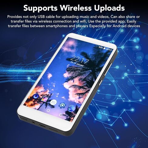 مشغل MP4، مشغل MP4 HiFi كامل 5 بوصات مع مكبر صوت، وقت تشغيل محمول 30 ساعة مشغل Mp3 Mp4 للأطفال والمراهقين والبالغين ورياضات السفر in Saudi Arabia