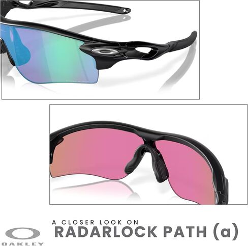 Oakley Radar Lock Path Asian Fit OO9206 Low Bridge Rectangle Sunglasses for Men+BUNDLE Leash+Designer iWear Kit in Kuwait