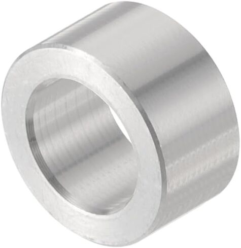 uxcell 12pcs Aluminum Spacer 8.2mm Bore x 16mm OD x 8mm Length Screw Bushing Plain Finish Round Metal Spacer for M8 Screws Bolts and Rods in Saudi Arabia