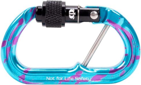 Omega Pacific Micro Raider Captive Aluminum Keylock Screw-Lok - Our Top Carabiner has Been Scaled Down to Create The Ultimate Accessory Connector in Kuwait