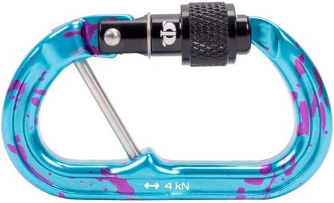 Omega Pacific Micro Raider Captive Aluminum Keylock Screw-Lok - Our Top Carabiner has Been Scaled Down to Create The Ultimate Accessory Connector in Kuwait