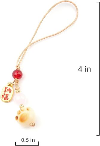 Cat Cell Phone Charm in Charcoal Grill Color in Saudi Arabia
