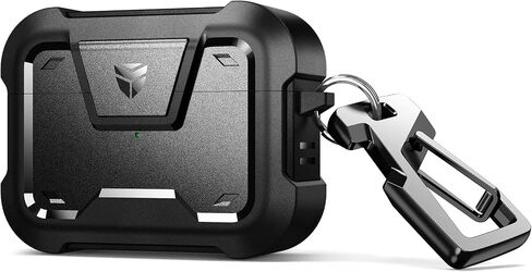 حافظة Dexnor المغناطيسية لأجهزة AirPods Pro الجيل الثاني/الأول (2023/2022/2019)، متوافقة مع MagSafe، قفل مقاوم للسقوط، غطاء واقٍ صلب مقاوم للصدمات لكامل الجسم، حافظات متينة مع حلقة تسلق in Kuwait