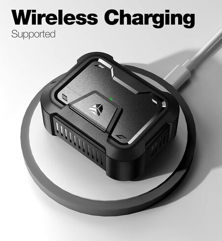 حافظة Dexnor المغناطيسية لأجهزة AirPods Pro الجيل الثاني/الأول (2023/2022/2019)، متوافقة مع MagSafe، قفل مقاوم للسقوط، غطاء واقٍ صلب مقاوم للصدمات لكامل الجسم، حافظات متينة مع حلقة تسلق in Kuwait