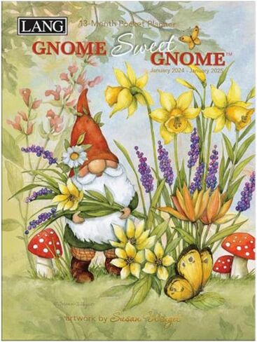 LANG Gnome Sweet Gnome 2025 Monthly Pocket Planner (25991003191) in Saudi Arabia