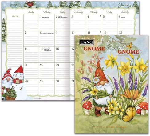 LANG Gnome Sweet Gnome 2025 Monthly Pocket Planner (25991003191) in Saudi Arabia