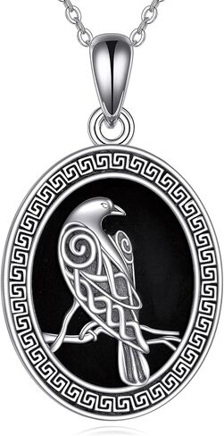 AXOMY Phoenix Necklace for Women 925 Sterling Silver Black Onyx Phoenix Pendant Necklace Phoenix Jewelry Gifts for Her, not known in Kuwait