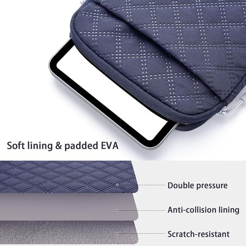 حافظة مبطنة للقارئ الإلكتروني مقاس 6-7 بوصة، حقيبة غطاء واقٍ للكمبيوتر اللوحي متوافقة مع Oasis 7/Paperwhite/ebook (أخضر) in Kuwait