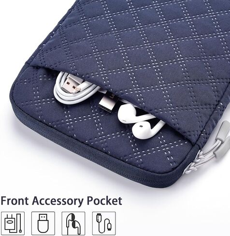 حافظة مبطنة للقارئ الإلكتروني مقاس 6-7 بوصة، حقيبة غطاء واقٍ للكمبيوتر اللوحي متوافقة مع Oasis 7/Paperwhite/ebook (أخضر) in Kuwait