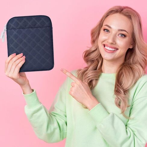 حافظة مبطنة للقارئ الإلكتروني مقاس 6-7 بوصة، حقيبة غطاء واقٍ للكمبيوتر اللوحي متوافقة مع Oasis 7/Paperwhite/ebook (أخضر) in Kuwait