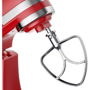 Food-Grade Stainless Steel Flat Beaters for Kitchenaid Stand Mixer, 4.5-5Qt Tilt-Head Paddle Attachment for Kitchenaid Mixer, Polished Flat Beater for KitchenAid-Dishwasher Safe