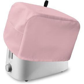 Pink Toaster Cover 2 Slice, Small Kitchen Appliance Covers, Farmhouse Pink Decor Toaster Oven Cover with Loop, Bread Machine Cover Polyester Dust Cover Protection