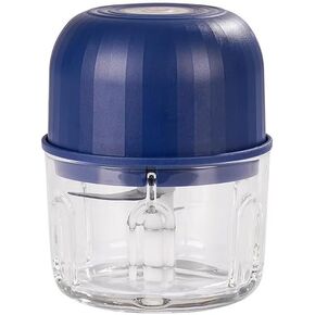 Wireless Electric Garlic Chopper - 260ml Mini Food Processor with Stainless Steel Blades for Garlic Chopper，Egg-Beater Blender，Onion，Pepper，Vegetable or Meat (orange)