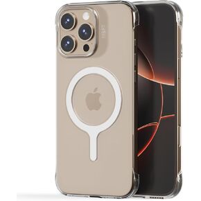 MOFT Invisible Case for iPhone 16 Case, Clear MagSafe Phone Case, Dual Cutouts Frame Design with Bare-Device Feel, Anti-Yellowing Ultra-Thin Strong Magnetic Protective Phone Cover, Clear