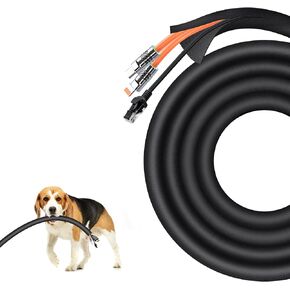 Cord Protectors from Pets no Chew, 10ft Cord Covers for Pets, 3/8Inch Wire Covers for Cords, Cable Management for USB, Power, Audio and Video Cords