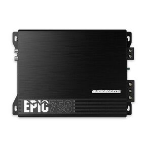 AudioControl EPIC750 Epic Series 750 Watt Compact Monoblock Car Audio Subwoofer Amplifier, Class D, Epic Boost, Subsonic Filter, Low Pass Filter, ACR-E Remote Bass Knob, Epicenter Link
